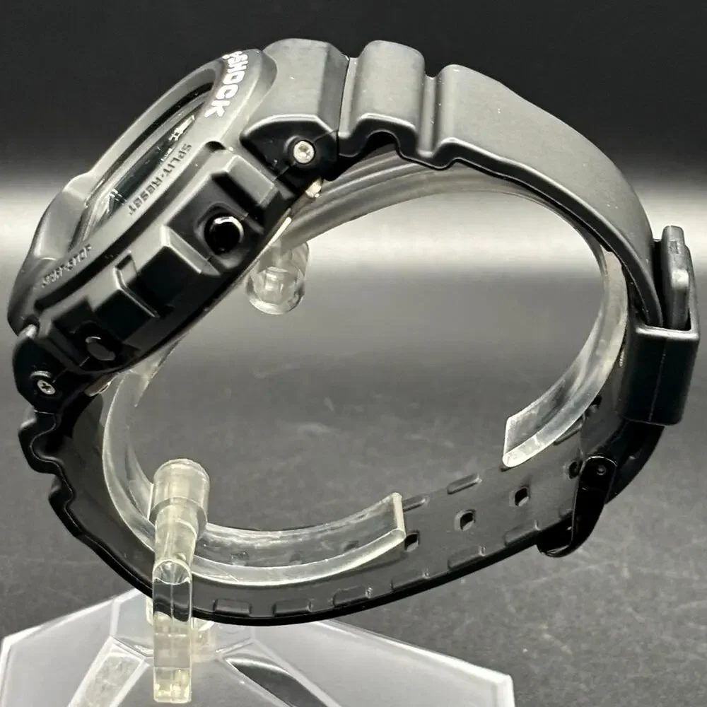 Casio G-Shock DW6900BW-1 Garish Black 200M Mens Watch Discontinued